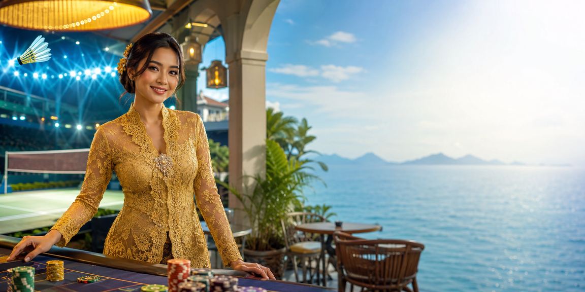 Hiburan kasino kebaya gaya Melayu di Ipoh Malaysia
