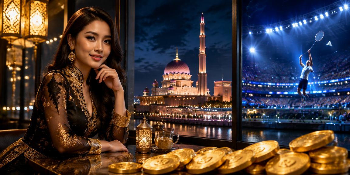 Pertaruhan kasino suasana Hari Raya di Putrajaya gaya Melayu